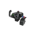 Produktbild: Logitech Saitek Pro Flight Yoke System - Steuerhorn und Gasregler - verkabelt - für PC (945-000004)
