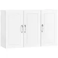 Produktbild: SoBuy Hängeschrank mit 3 Türen Weiß 30x89,99x59,99cm Modern