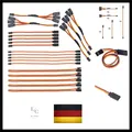 Produktbild: 20 Stück JR Style Servoverlängerung 22AWG 60 Kerne,10cm 15cm 30cm Servokabel ...