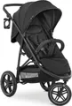 Produktbild: Hauck Dreirad-Kinderwagen Rapid 3R, black, mit schwenk- und feststellbarem Vorderrad
