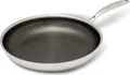 Produktbild: Henssler Edelstahlpfanne 28cm | antihaftbeschichtet | induktionsgeeignet | backofengeeignet | Wabenstruktur | silber