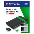 Produktbild: Verbatim Leere Box Für Externe Festplatte SSD HDD USB 3.0 Gehäuse