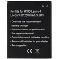 Produktbild: AccuCell Akku nur passend für den WIKO Lenny 4 Akku 3913, Lenny 4 Plus, Harry Li-Ion, 3,8 Volt 2500mAh, 9,5Wh, removable 31151