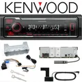 Produktbild: Kenwood KMM-BT408DAB DAB+ Antenne Autoradio Radio mit Bluetooth USB AUX-IN