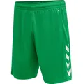 Produktbild: hummel Sporthose hmlCORE XK Poly Shorts (robuster Doppelstrick, ohne Seitentaschen) kurz grün Herren, Größe: L