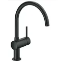Produktbild: Grohe Kchenarmatur mit Einhebelmischer Minta schwarz matt 32917 (32917KS0)