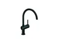 Produktbild: Grohe Minta Küchenarmatur 32917KS0 velvet black, schwenkbarer Rohrauslauf, C-Auslauf