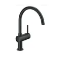 Produktbild: Grohe Küchenarmatur Grohe Minta, C-Auslauf, schwenkbarer Rohrauslauf, velvet black