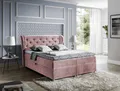 Produktbild: Boxspringbett Schlafzimmerbett ARIANNA 140x200cm Stoff Solonrose
