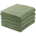 Produktbild: Schiesser Handtuchset Turin - 4-teilig - 50 X 100 Cm - Grün