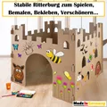 Produktbild: Kinder Spielhaus Burg Pappe Pappburg Kartonburg Kartonhaus Spielburg Kingpower