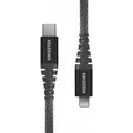 Produktbild: Swissten Data Cable Kevlar Usb-C / Lightning 1.5 M Antracit (1.50 m, USB 3.2 Gen 2, 60 W) (71544010)
