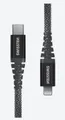 Produktbild: Swissten - Extrem widerstandsfähiges USB-C/Lightning-Kabel - Kevlar-Faser verstärkt - Lade- und Datenkabel - Unterstützt schnelles Laden bis zu 60W - 1,5m - Schwarz