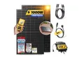 Produktbild: Balkonkraftwerk 1000W/800W Solaranlage mit Dach Halterung (Paarmontage) Halterung Steckerfertig WIFI Komplettset Photovoltaik Anlage 800W, Kabellänge: 5m
