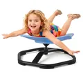 Produktbild: VEVOR Kinderdrehstuhl sensorischer Drehstuhl in Elefantenform, 100 kg Tragkraft, sensorisches Spielzeug mit Rutschfester Metallfuß, zur Förderung von Koordination Gleichgewicht Konzentration, Blau