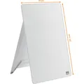 Produktbild: nobo Glas-Notizboard Diamond Glass Desktop (B x H) 216 mm x 297 mm Brillant-Weiß
