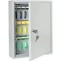 Produktbild: HMF 13542-07 Schlüsselschrank 42 Haken 35 x 27 x 8 cm Lichtgrau