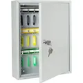 Produktbild: Hmf - 13542-07 Schlüsselschrank 42 Haken, 35 X 27 X 8 Cm, Lichtgrau