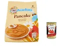 Produktbild: 3x Mulino Bianco Pancake Pfannkuchensnack 100% frische italienische Milch und nachhaltiges Mehl 4 Stück 280 g + Italian gourmet polpa 400g