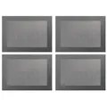 Produktbild: ASA Selection 78056076 Weboptik Tischset, 46 x 33 cm, Polychlorid, grau (4 Stück