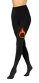 Produktbild: Merry Style Thermo Strumpfhose Damen Winter Gefütterte Strumpfhose Wärme Tights Thermostrumpfhose Strumpfhosen Damen Winter Thermo Leggings Outdoor MS-ATX-442 (Schwarz, M/L)