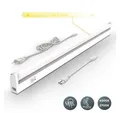 Produktbild: B.K.Licht LED Unterbauleuchte Küchenleiste Weiß 450lm 2700-4000K Schwenkbar CCT, LED fest integriert, Extra-Warmweiß, Neutralweiß, Schrankleuchte Schranklampe 55,7 x 6,1 x 2,4 cm 8W