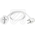 Produktbild: EGB Verlängerung H05VV-F3G1,5mm² 1,0m reinweiß
