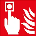 Produktbild: Format 4044589372383 – Brandschutzschild Folie Brandmeld. 200 x 200 mm