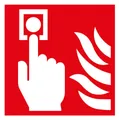 Produktbild: SafetyMarking Hinweisschild, Brandschutzschild Folie Brandmelder 200 x 200 mm