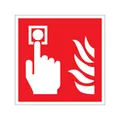 Produktbild: SafetyMarking Brandschutzschild Folie B200xH200 mm Brandmelder langnachleuchtend