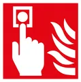 Produktbild: SafetyMarking Brandschutzschild Folie Brandmelder 200 x 200 mm - 38.A5155
