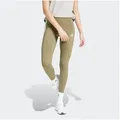 Produktbild: adidas Sportswear Trainingstights ESSENTIALS 3-STREIFEN COTTON LEGGINGS sportlicher Look mit 3-Streifen, aus Baumwolle und Elasthan grün XL