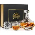Produktbild: KANARS Whisky Karaffe und Gläser Set – Hochwertiges Kristallglas - Transparent