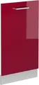 Produktbild: Vicco Frontblende R-Line, 45 cm ohne Arbeitsplatte, Rot Hochglanz/Weiß