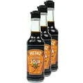 Produktbild: Heinz - 3er Pack Süße asiatische Sojasauce in 150 ml Glasflasche - Soja Sauce Würzsauce aus Sojabohnen hergestellt und mit feinen Kräutern und Gewürzen