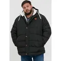Produktbild: BLEND BHFrederic Herren Winterjacke Big & Tall Herrenjacke Jacke Große Größen bis 6xl mit Teddyfell-Kapuze Eingrifftaschen Regular fit - Schwarz - 4XL