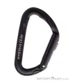 Produktbild: Edelrid Pure Slider Schnappkarabiner-Schwarz-One Size