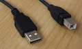 Produktbild: InLine USB 2.0 Kabel, A an B, schwarz, 5m