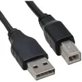 Produktbild: INLINE USB 2,0 Kabel, A an B, schwarz, 5m