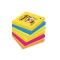 Produktbild: 540er Multipack Post-it Haftnotiz 6546SR 76 mm x 76 mm Neongrün, Ultrablau,
