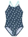 Produktbild: Schiesser Mädchen Aqua Kids Girls-Größe 92 bis 140 Badeanzug, Nachtblau_182733, 116 cm
