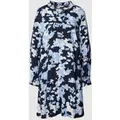 Produktbild: Tom Tailor Minikleid aus Viskose mit Allover-Muster in Bleu, Größe 40