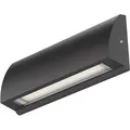 Produktbild: ledscom.de LED Wandleuchte / Treppenlicht SEGIN für außen, IP54, flach, Downlight, schwarz matt, eckig, 6,2 W, 566lm, warmweiß