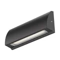 Produktbild: ledscom.de LED Wandleuchte/Treppenlicht SEGIN für außen, IP54, flach, Downlight, schwarz matt, eckig, 6,2 W, 566lm, warmweiß