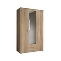 Produktbild: Kleiderschrank HARPER BREST BHT 120x196x54 cm braun Drehtürenschrank