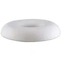 Produktbild: RUSSKA Sitzkissen Russka Sitzring rund Schaum 45 cm mit Baumwollbezug, Sitzring zur Druckentlastung weiß