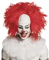 Produktbild: Boland 85992 - Perücke Horror Clown mit Glatze, abstehende Kunsthaare für Karneval oder Halloween, Zubehör für Kostüme