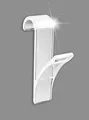 Produktbild: Wenko Haken für Handtuchheizkörper Transparent 2er Set 2,5x10,5x7cm transparent