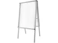 Produktbild: tectake® Aluminium Plakatständer, DIN A1, doppelseitig, klappbar, mit Klicksystem, inklusive 2 Schutzfolien
