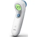 Produktbild: Braun BNT 300 WE Stirn-Fieberthermometer Touch-Modus Farbcodiertes Display weiß